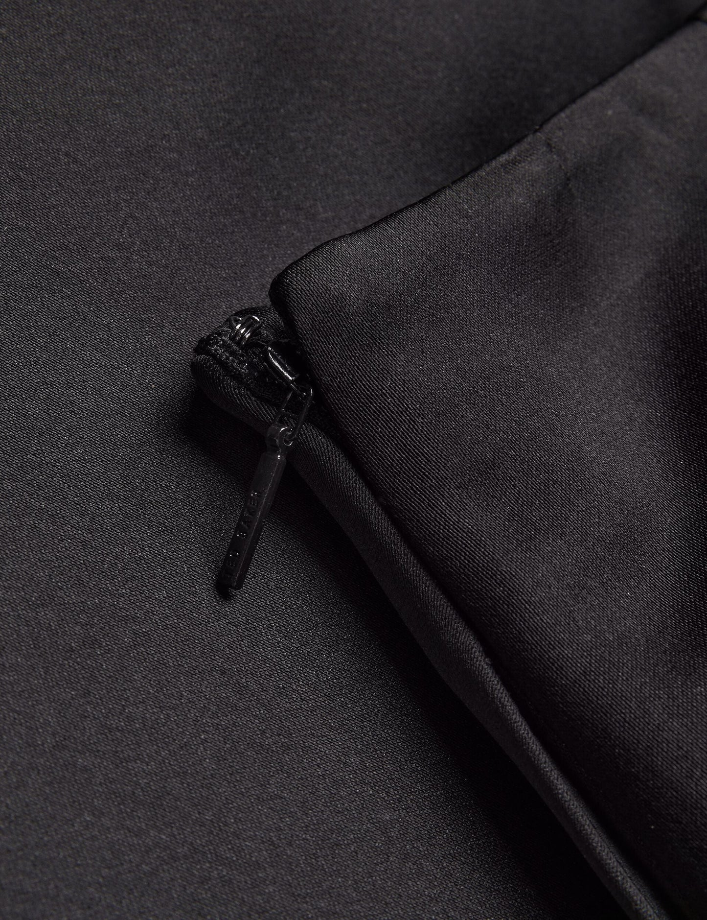 Asymmetric Satin Wrap Midi Skirt